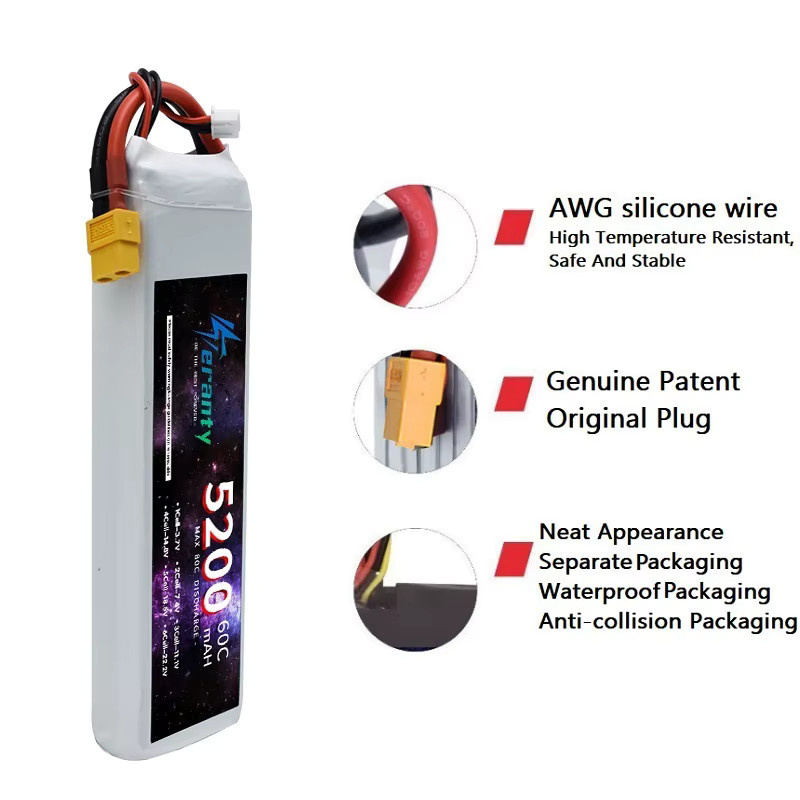 TERANTY 2S Lipo Batterie 7,4 V, Zubehör, Schwarz - Bild 2