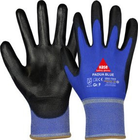 Hase Montagehandschuhe Padua Blue Größe 7 aus Nylon und Nitril - Bild 1