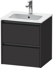 Duravit Waschtischunterschrank Ketho.2 wandhängend in Graph Matt, B: 51 cm, T: 42 cm, H: 54,9 cm - Bild 1
