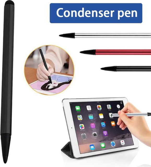 Universeller Dual-Use-Bildschirmstift in Schwarz für iPad, Lenovo, Android, Xiaomi und Samsung, kapazitiver Stylus - Bild 1
