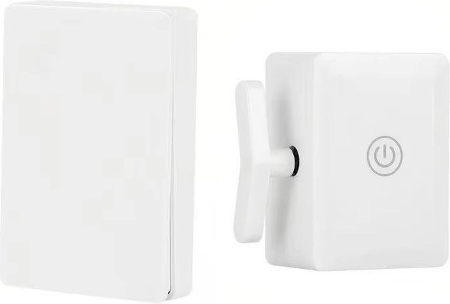YJMP Super Lighting Automatischer Knopfdrücker für Lichtschalter, Drahtlose Fernbedienung mit USB-Wiederaufladung, Korallenrot - Bild 1