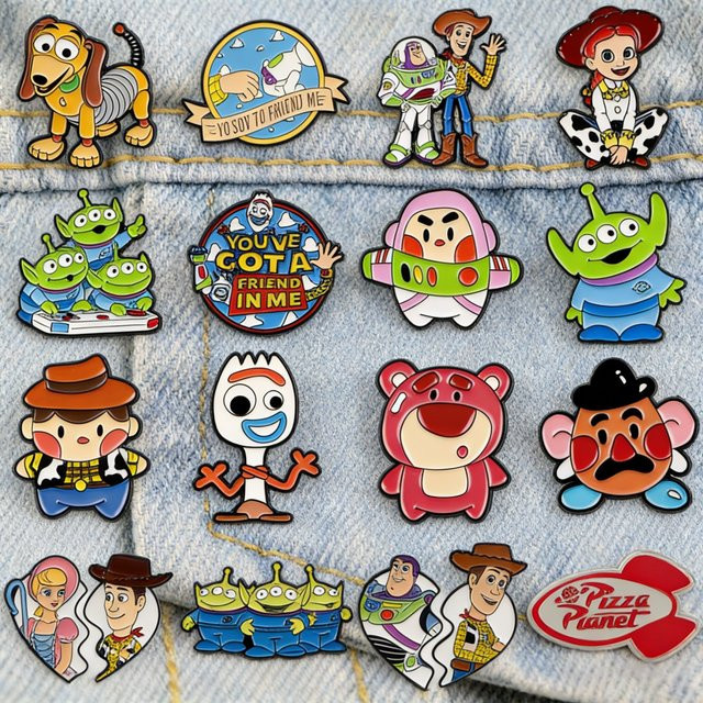 Disney Anstecknadeln, Bunt, Kinder - Bild 1