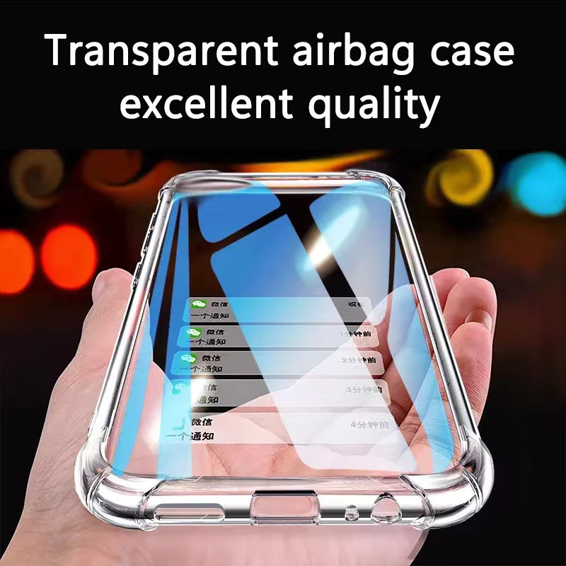 Stoßfeste Silikon Handyhülle in Transparent für Xiaomi Redmi 13C 4G und POCO C65 - Bild 2