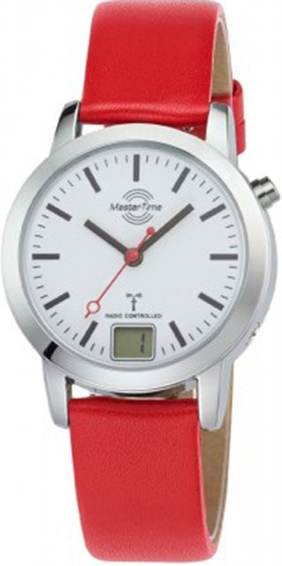 Master Time Armbanduhr, Analog-Digital, Quarz, Edelstahl, 34 mm, Damen - Bild 1