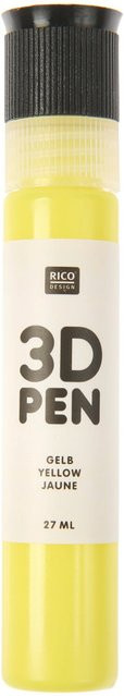 Rico Design 3D Pen in Gelb - Bild 1