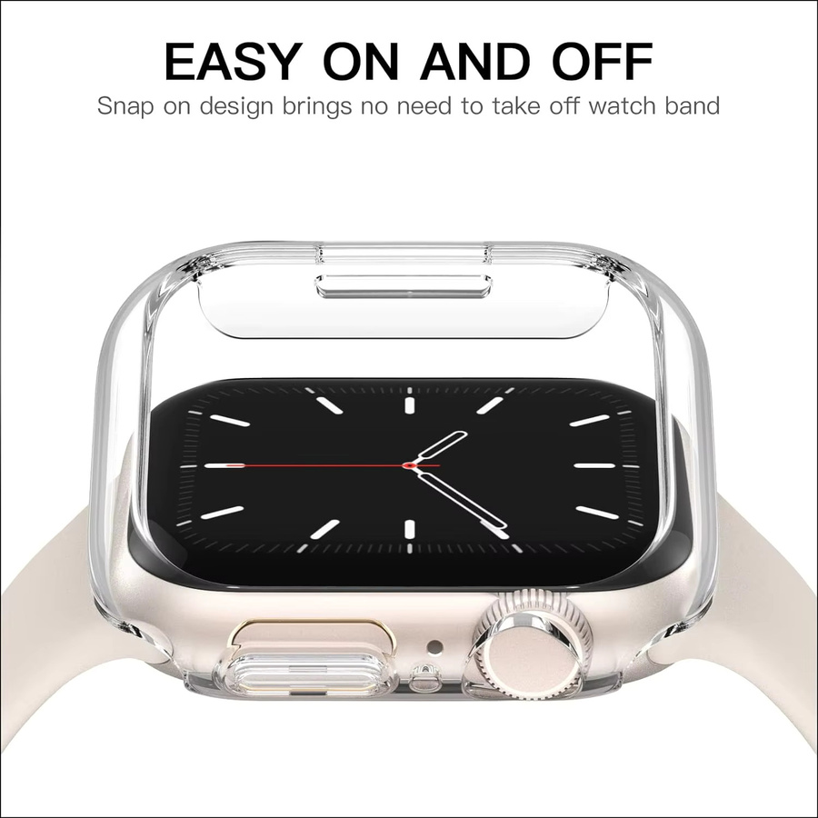 SAMUTAX Displayschutzfolie für Apple Watch, Silikon, transparent - Bild 3