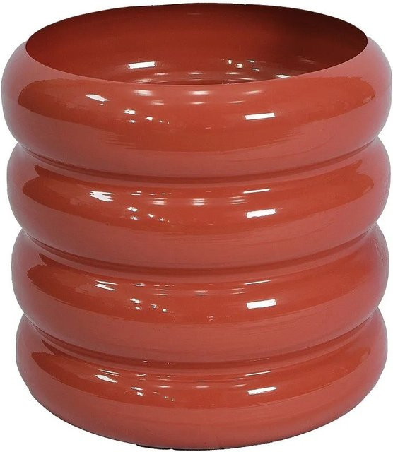 Vente-unique Übertopf Lumoza in Terracotta, modern, Durchmesser: 32 cm - Bild 1