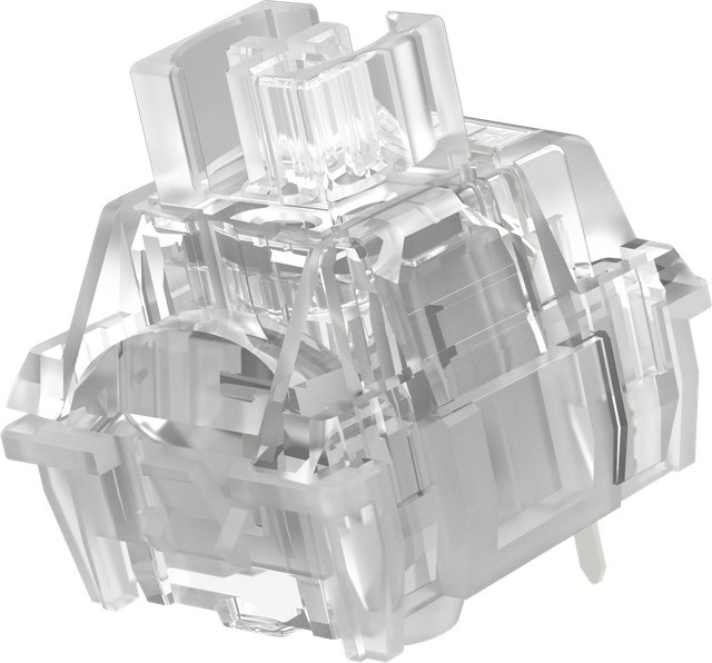 TTC Frozen Silent Switch V2 Mechanische Tastaturschalter, Linear, Transparent, 39g, Vorgeschmiert - Bild 1