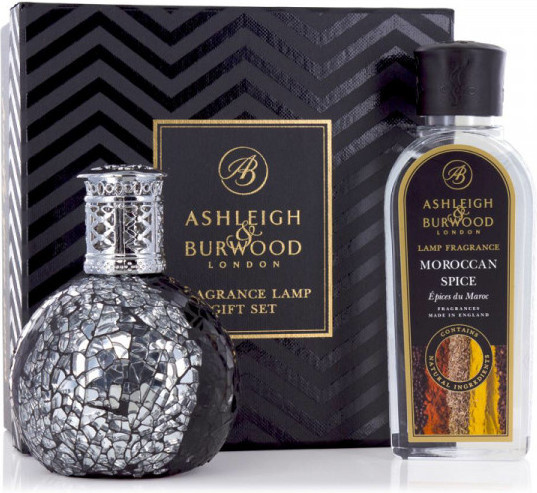 ASHLEIGH&BURWOOD Duftlampen-Set Little Devil in Silber mit Glas und Tealight - Bild 1