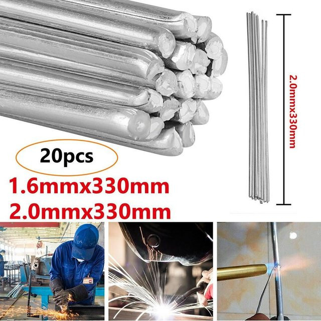 Durafix Aluminium Schweißstäbe zum Hartlöten und Weichlöten in Silber, Durchmesser: 3,2 mm, Länge: 50 cm - Bild 1