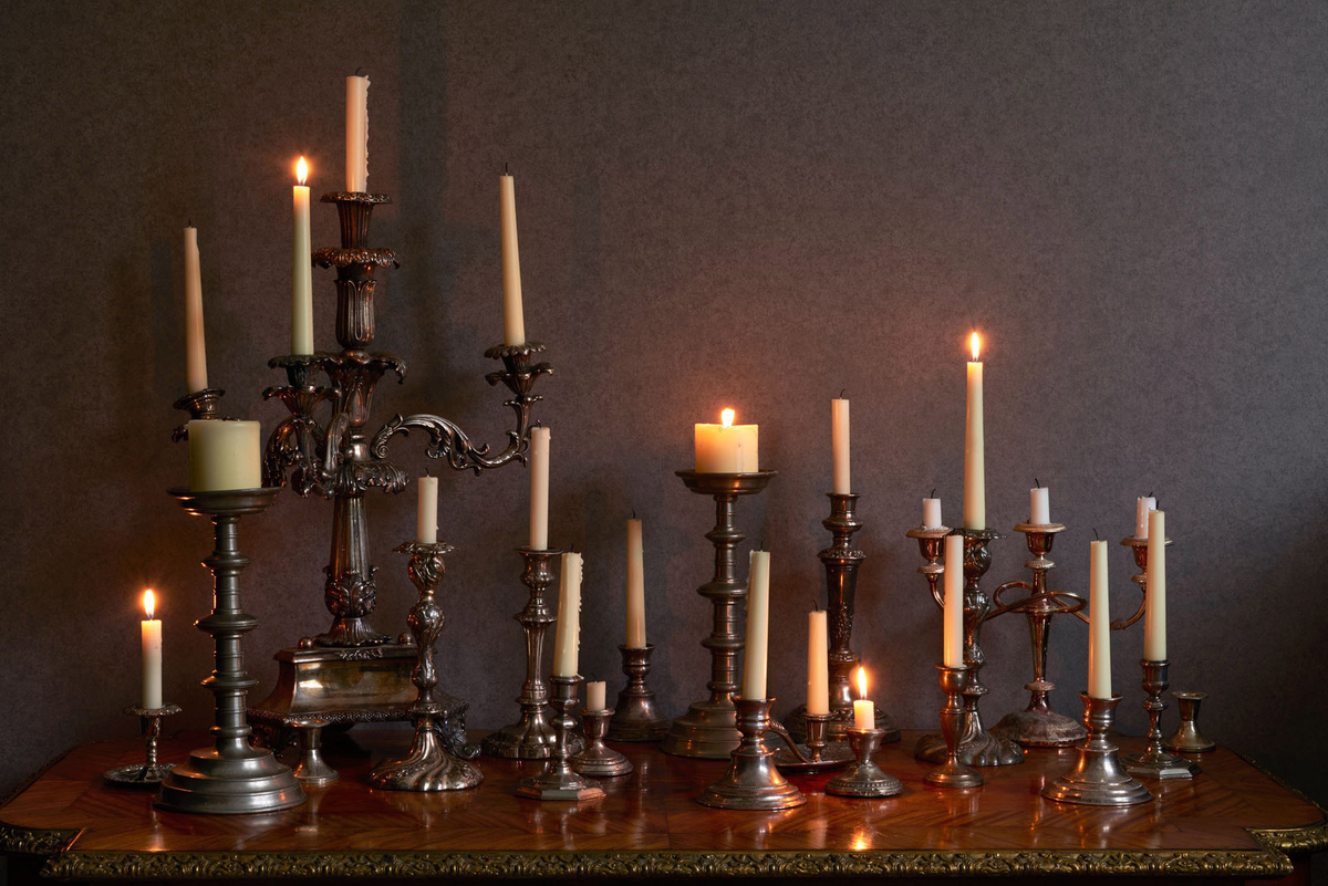 Cole & Son Tapete Cordovan Fig in Lila, moderne Vlies-Tapete im Landschaftsdesign - Bild 1