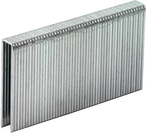Metabo Feindrahtklammern Typ 4, verzinkt, Silber, L: 26 mm, B: 4 mm - Bild 1