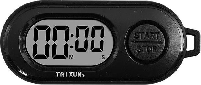 Tragbare Mini-Stoppuhr mit LCD-Display und Schlüsselanhänger von SMHXIANGQIANJIN in Schwarz - Bild 1