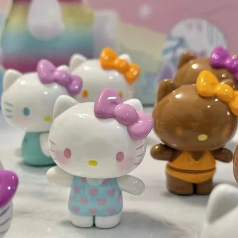 Sanrio Kt Cat Daily Life Serie, Blind Box, Mini-Actionfiguren, Einzelfigur - Bild 2