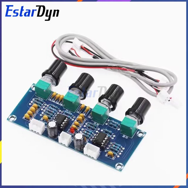 Estardyn XH-A901 NE5532 Preamp Tone Controller Board in Blau, Hi-Fi Vorverstärkermodul mit einstellbaren Höhen, Bass und Lautstärke für DIY Audio Verstärker - Bild 1