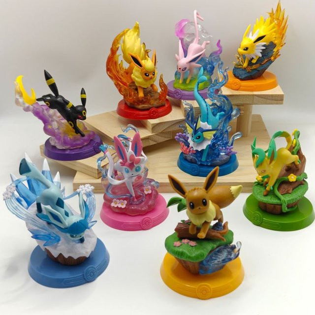 TAKARA TOMY Pokémon Eevee Action Figur, Mystery Box, Desktop Ornament - Bild 1