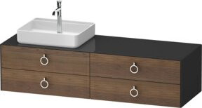 Duravit Waschtischunterschrank White Tulip in White, Breite: 160 cm, Tiefe: 55 cm, Höhe: 40,8 cm - Bild 1