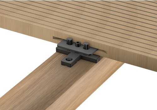 Mr. GARDENER Clip-Set für Dielen aus Kunststoff und Metall in Schwarz - Bild 1