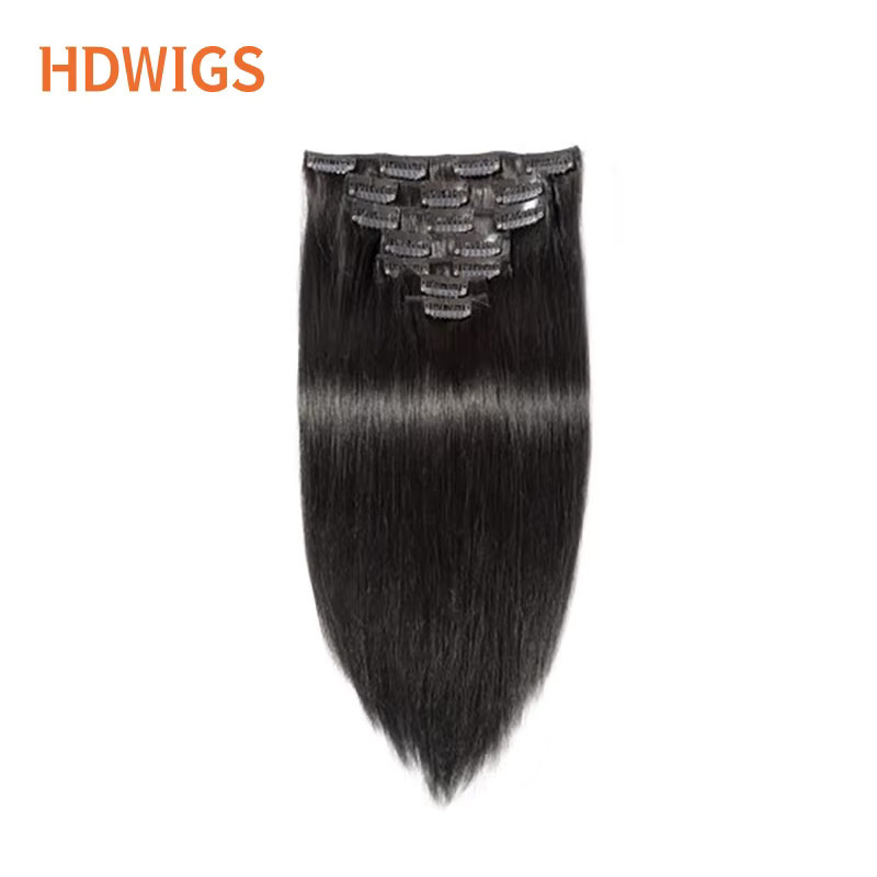 HDWIGS Clip-in-Haarverlängerung Echthaar, 7 Stück, Damen - Bild 2
