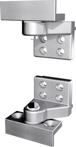 Rittal 8619051 19 Zoll Netzwerkschrank-Scharniere in Silber - Bild 1