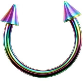 YULIN Piercing Septum, Edelstahl, Bunt, Damen - Bild 1