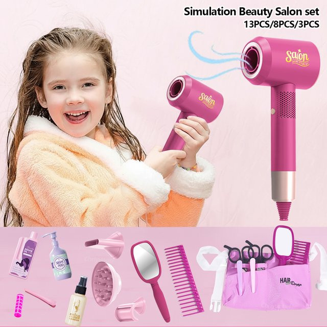 Chriyungel Kinder Schönheitssalon Set, Haar Styling Make-Up Spielzeug - Bild 1