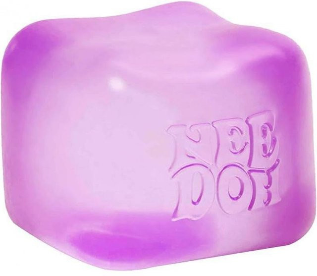 Schylling Nee Doh Nice Cube, Sensorisches Squishy Stressabbau Spielzeug, violett - Bild 1