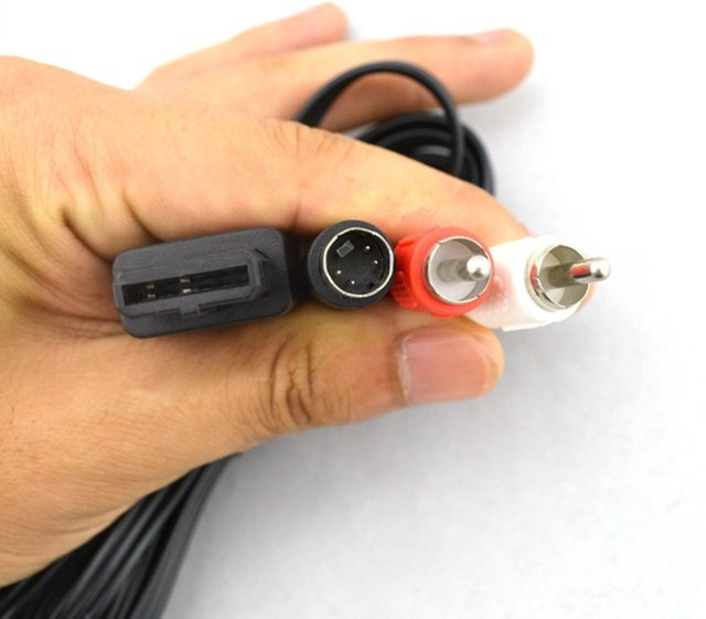 Nintendo AV-Kabel für N64, NGC und SNES als S-Video-Verlängerung für Super Nintendo Entertainment System und GameCube - Bild 1