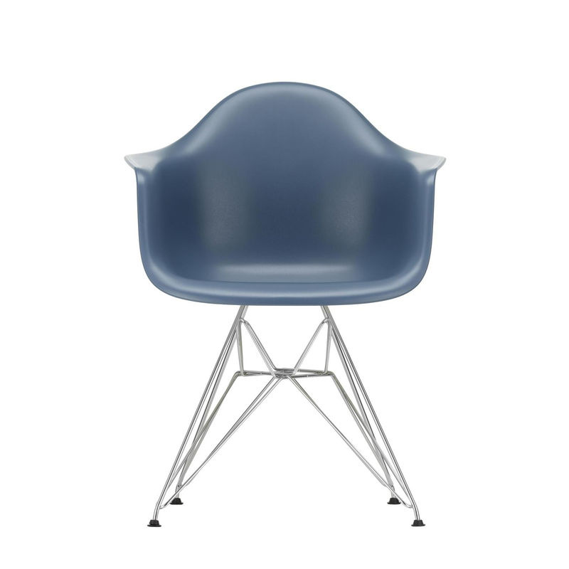 Vitra DAR Eames Plastic Armchair mit Armlehnen in Blau matt - Bild 2