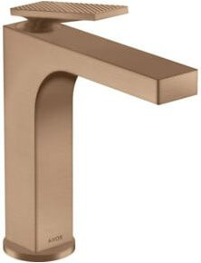 Hansgrohe Axor Citterio A Waschtisch-Einhebelmischer in Gold mit Pop-up-Abfluss und Wassersparfunktion - Bild 1