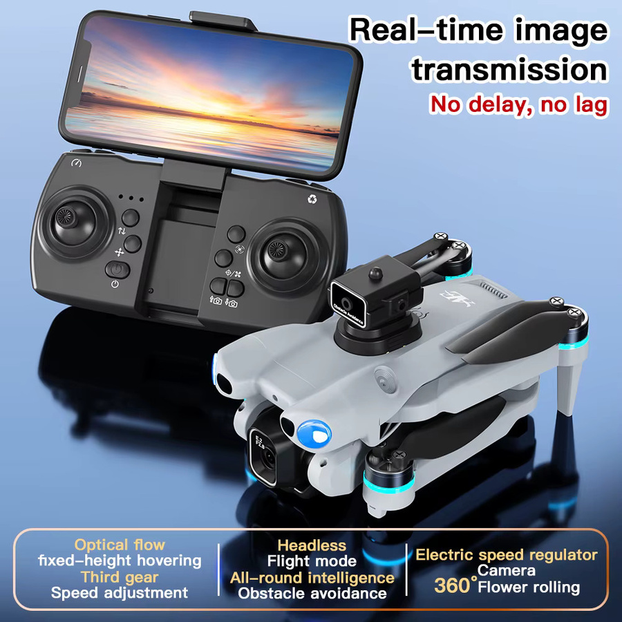 Professionelle AE5 GPS MAX Drohne mit 8K HD-Nachtsicht, 5G WiFi und Laserbarrierevermeidung, klappbarer Quadrocopter von BOALZETD - Bild 6