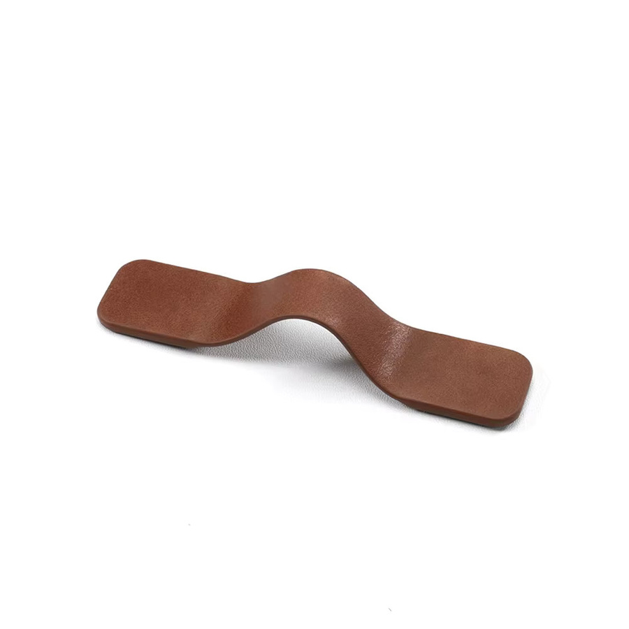 ddHiFi C10D Magnetischer Kabelclip aus braunem Rindsleder - Bild 1