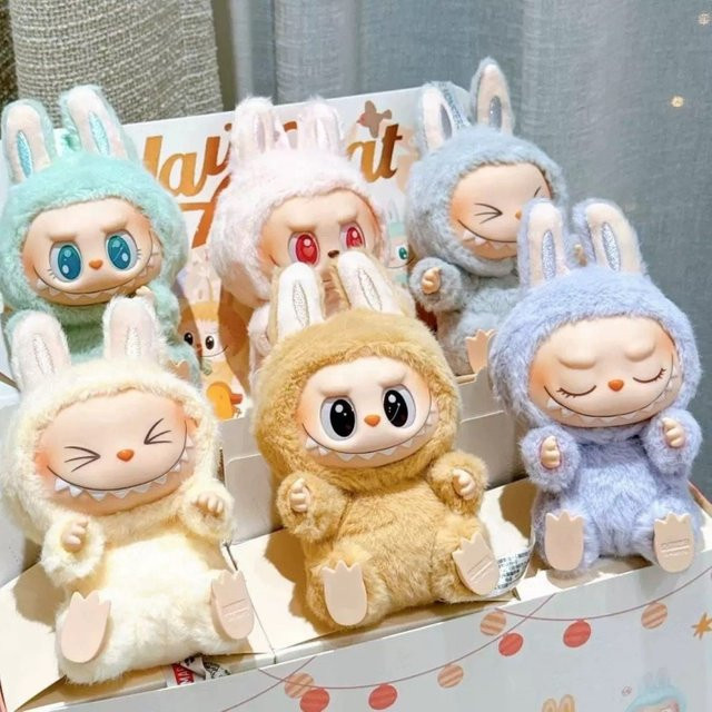 POP MART The Monsters Labubu V1-3 Blind Box, Vinyl-Plüschpuppe, 6-teiliges Set - Bild 1