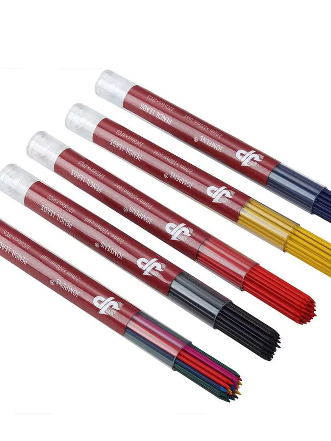 Bunte 2B Druckbleistift Minen Refills für Kunst und Skizzen in verschiedenen Stärken 0,5 mm bis 2,0 mm Multicolor - Bild 4