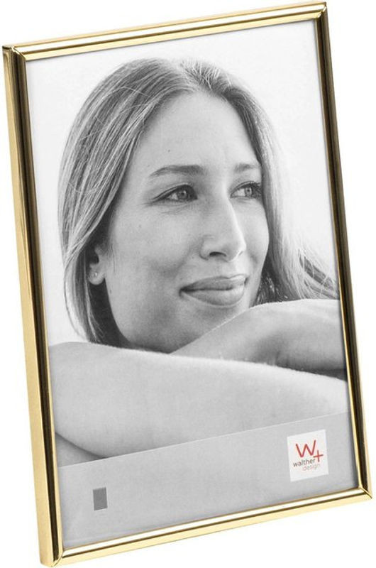 Walther Design Portraitrahmen Chloe als Tischaufsteller, Gold, Breite: 15 cm, Höhe: 20 cm - Bild 1