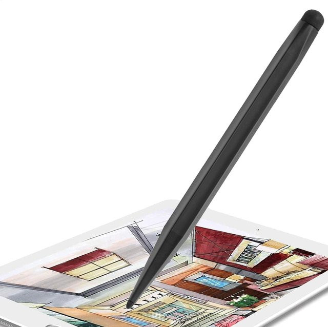 Kapazitiver Dual-Tip Stylus Lehrer-Touchscreen-Stift in Schwarz aus Kunststoff - Bild 1