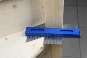 Hedue Profilschablone P142 Blau B/H: 2 x 20 cm - Bild 1