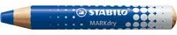 STABILO MARKdry Whiteboard- und Flipchartmarker mit Bullet-Spitze in Blau und Weiß - Bild 1