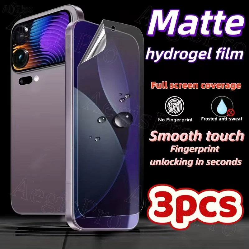3er Pack Matte Hydrogel Displayschutzfolie für Xiaomi 17 ProMax 15T 14 14T Pro 13 13T 12T Pro Transparent - Bild 2