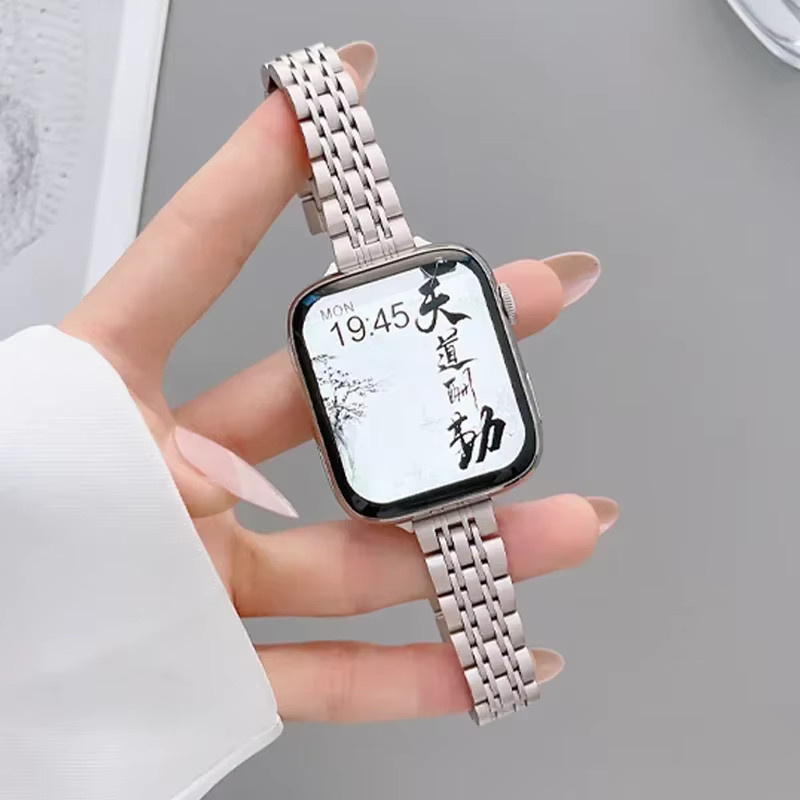 CAOWTAN Uhrenarmband Edelstahl, Damen - Bild 3