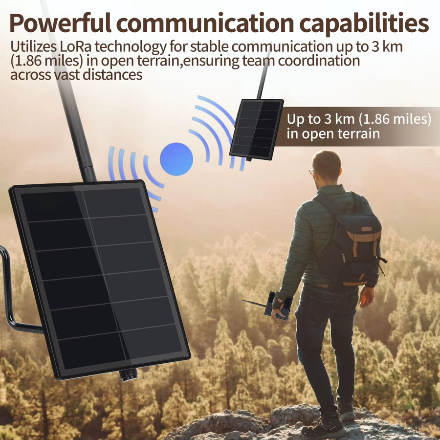 Heltec D5L Meshtastic Solar Node Kit mit LoRaWAN ESP32, WiFi und Bluetooth, Wasserdichtes IoT-Gerät für Solar Mesh Netzwerke, Schwarz - Bild 3