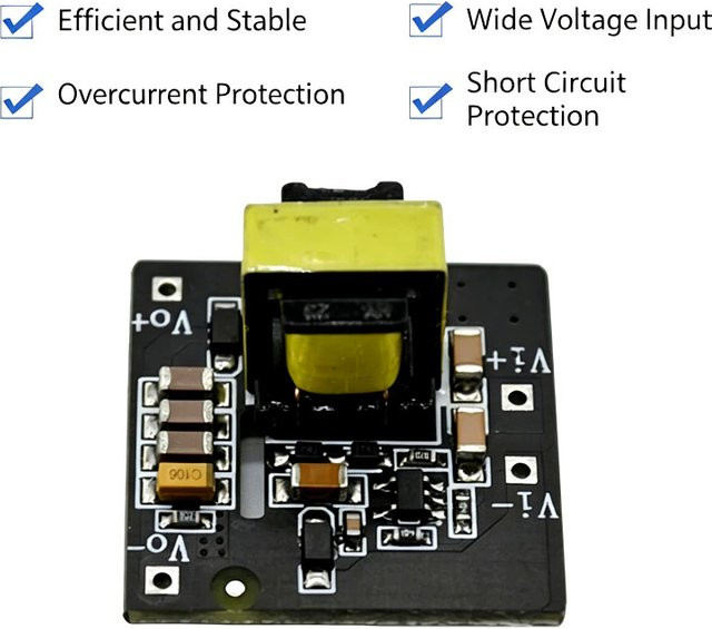 DC-DC Isoliertes Stromversorgungsmodul 5-36V Eingang zu 5V / 12V / 24V Ausgang 5W Buck-Boost-Wandler mit Standard-Pinout - Bild 1