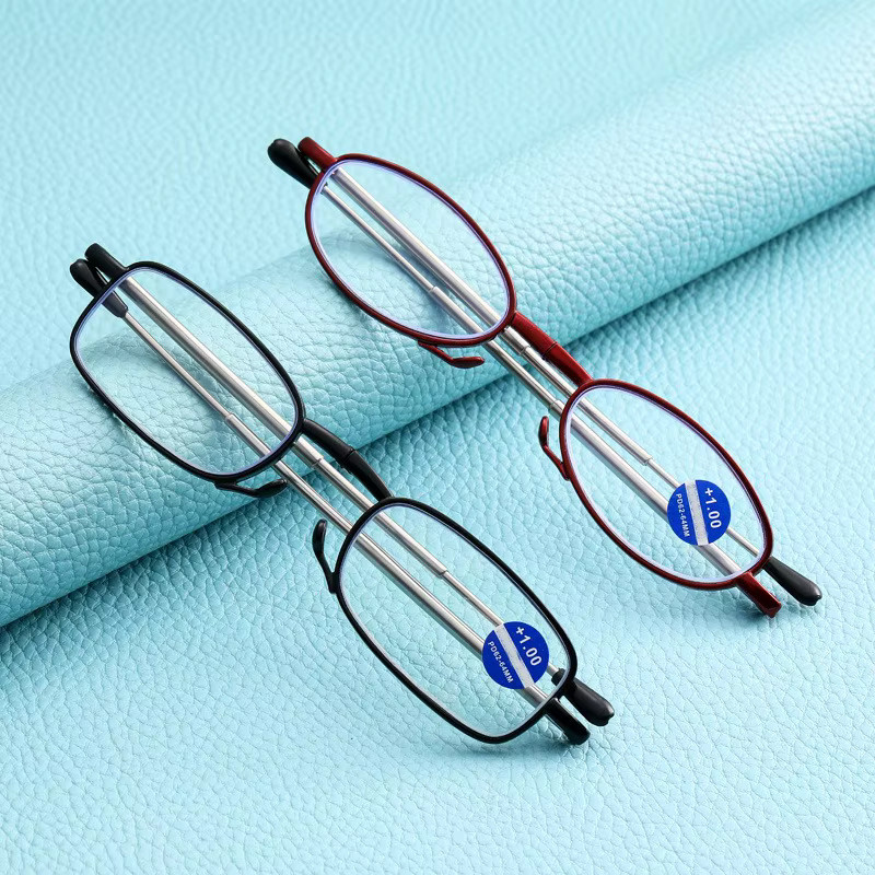 Lesebrille, quadratischer Rahmen, Vollrand, schwarz, Unisex - Bild 3
