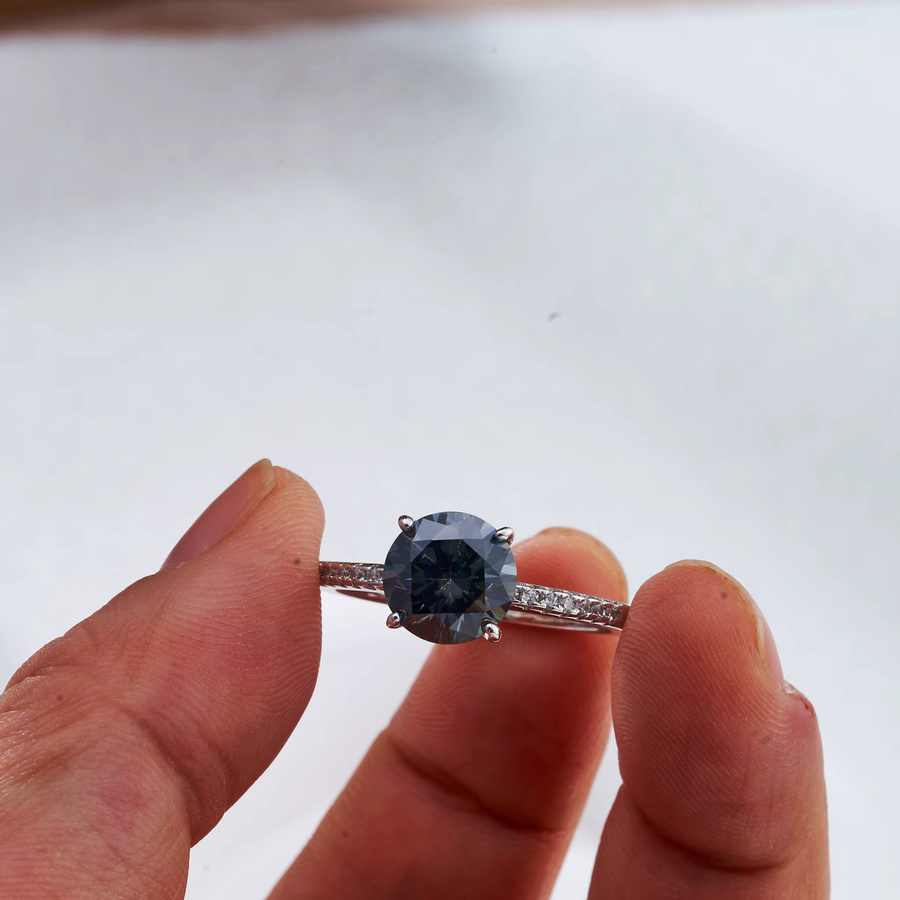 BIJOX STORY Ring Moissanit, 925 Silber, Damen - Bild 2