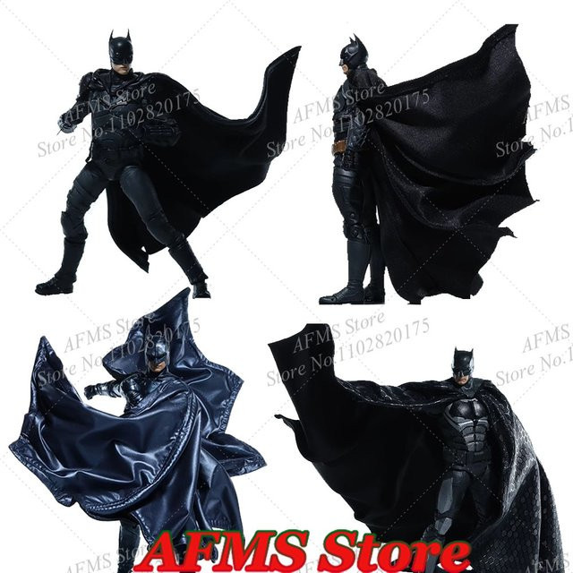 Hot Toys Klassischer Fledermaus-Held Umhang, Zubehör, 1/12 Maßstab, Schwarz - Bild 1