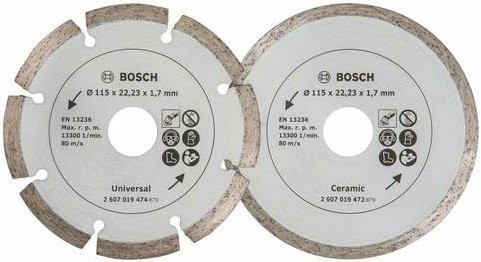 Bosch Diamanttrennscheibe 2er-Set 2607019478 - Bild 1