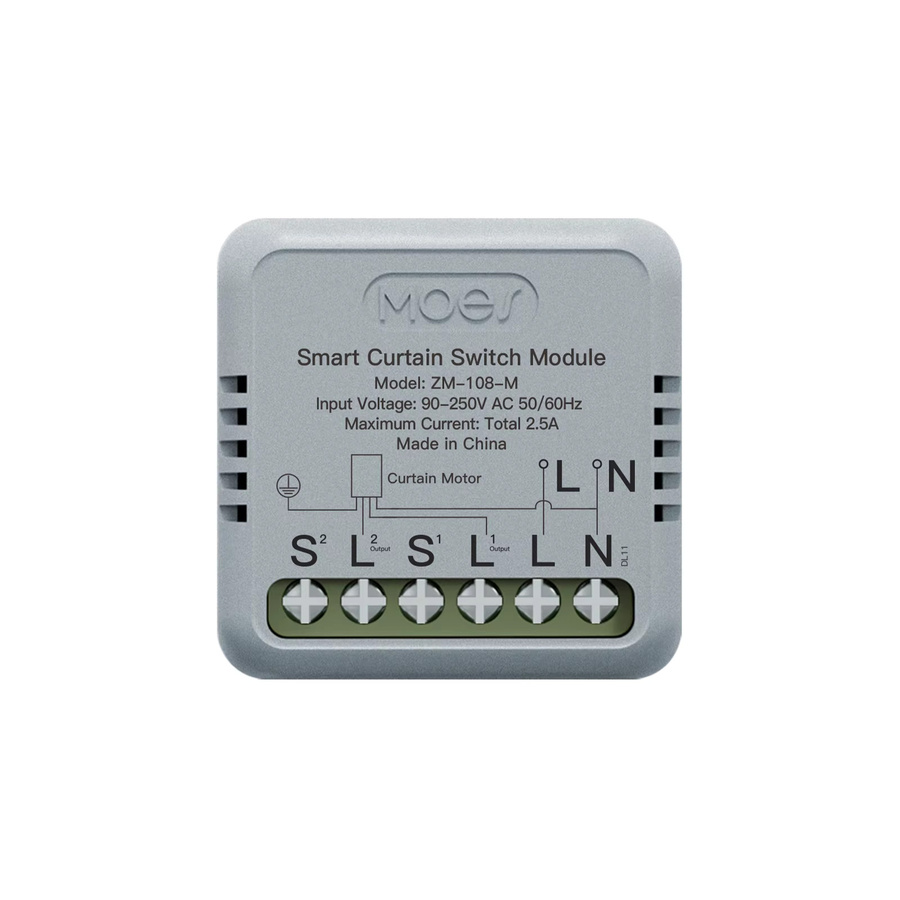 MOES Smart Vorhangschalter WiFi/ZigBee Modul in Weiß, Tuya Rocker Reset kompatibel mit App und Fernbedienung für Alexa und Google Home - Bild 7