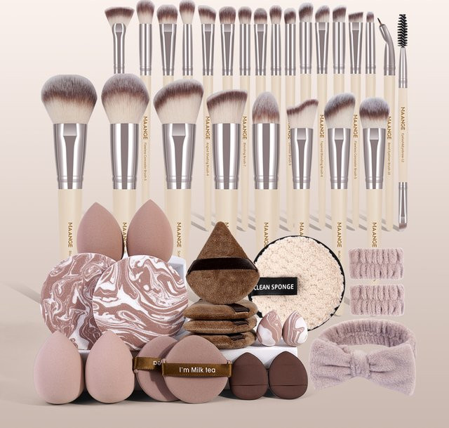 MAANGE Make-up-Pinsel-Geschenkset, 25-teilig, Unisex - Bild 1