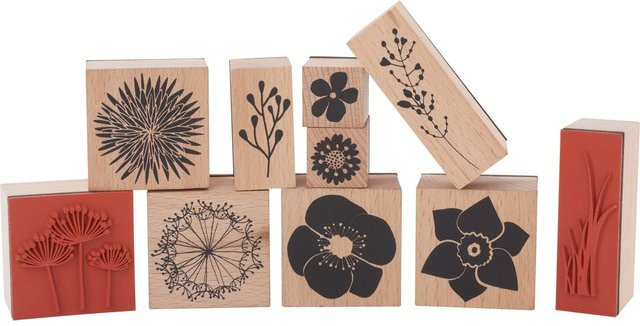 Stempel-Set Blumen - Bild 1