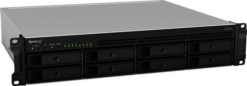 Synology RackStation RS1221RP+ NAS-Server mit 8 Einschüben, 4 GB RAM und Gigabit Ethernet in Schwarz und Grau - Bild 1